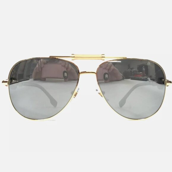 Sale! Versace Polarized Mirror Silver Sunglasses Italy main image 5